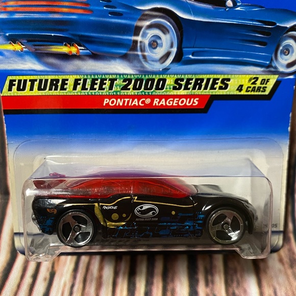 Hot Wheels 1999 Future Fleet 2000 Series #2 of 4 Cars. Pontiac Rageous - Picture 2 of 13